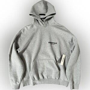 Fear Of God Essentials Dark Oatmeal Hoodie